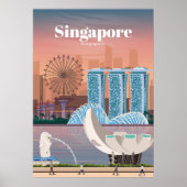 Reis van kunstreizen naar Singapore Poster (Voorkant)