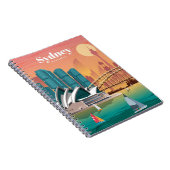 Reis van kunstreizen naar Sydney Australia Notitieboek (Rechterzijde)