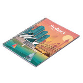 Reis van kunstreizen naar Sydney Australia Notitieboek (Linkerzijde)