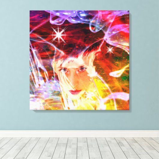 Reis van Licht Canvas Afdruk (Insitu (Houten vloer))