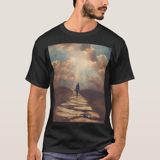 Reis van Licht: Het omarmen van Geloof en Transfor T-shirt (Voorkant)