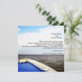 Reis van Liefde | Bruiloft op Cruiseschip/Bestemmi Kaart (Staand voorkant)