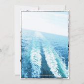 Reis van Liefde|Bruiloft op Cruiseschip/Bestemming Kaart (Achterkant)