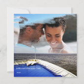 Reis van Liefde | Cruise Ship/Bestemming Huwelijk Kaart (Achterkant)