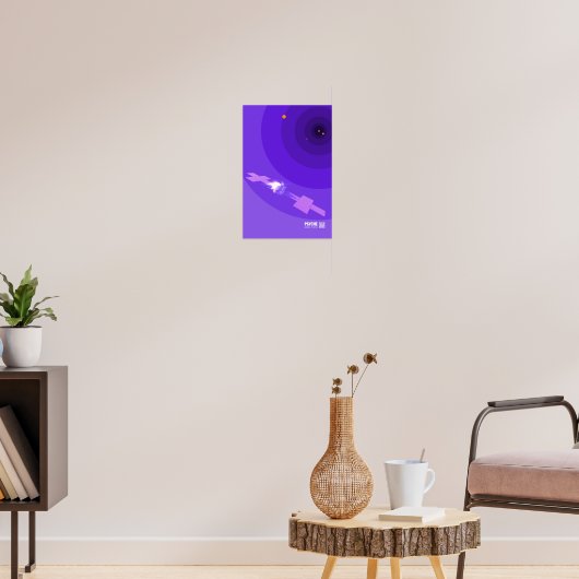 Reis van metaal poster (Woonkamer 3)