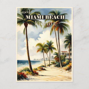  reis van Miami Beach Florida Briefkaart