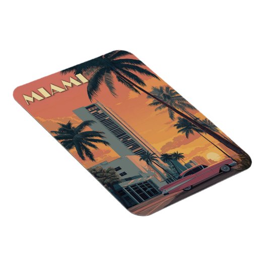  reis van Miami Florida Magneet (Rechterzijde)