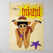  reis van Miami Florida Poster (Voorkant)