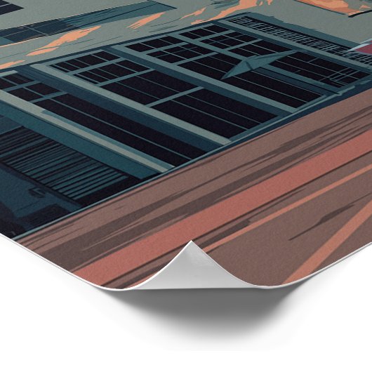  reis van Miami Florida Poster (Hoek)