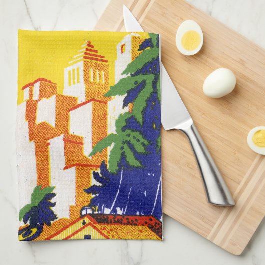  reis van Miami Florida Theedoek (Quarter Fold)