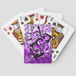 Reis van muziek, Rocks Paars_ Pokerkaarten