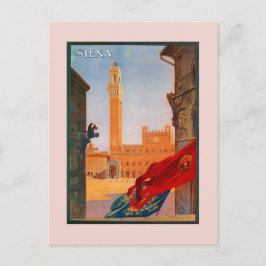  reis van Siena Italiaans adverteren Briefkaart