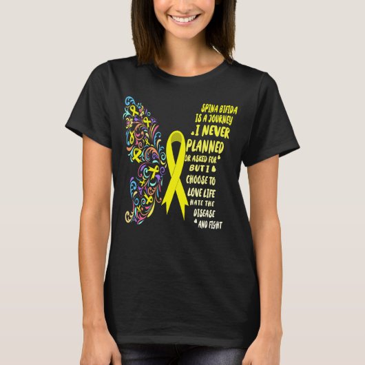 reis van spina bifida - live strijd t-shirt (Voorkant)