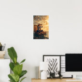 Reis van Wonder op de Gouden Zee Poster (Thuiskantoor)