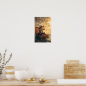 Reis van Wonder op de Gouden Zee Poster (Keuken)