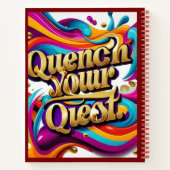 "Reis van zelfontdekking" "Bereik nieuwe hoogten" Notitieboek (Achterkant)