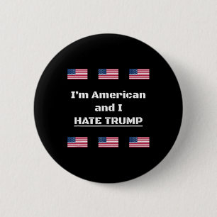 Reis Veilig in het Buitenland - Ik ben Amerikaan E Ronde Button 5,7 Cm