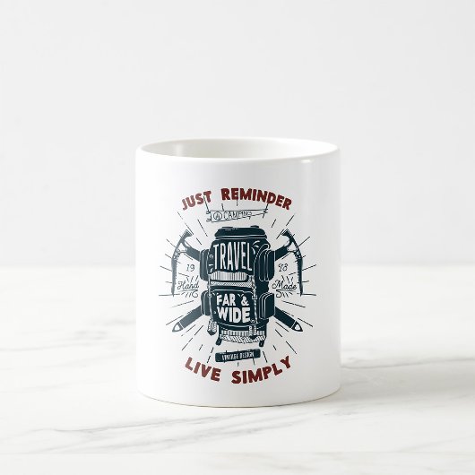 Reis Ver en Breed Koffiemok