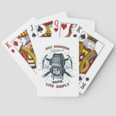 Reis Ver en Breed Pokerkaarten (Achterkant)