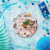 Reis ver genoeg, je ontmoet jezelf papieren bordje (Feest)