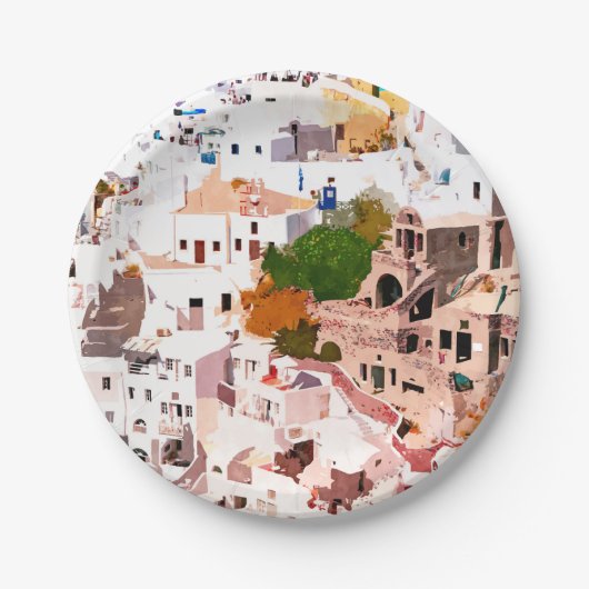 Reis ver genoeg, je ontmoet jezelf papieren bordje (Voorkant)