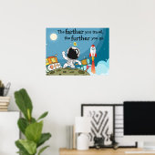 Reis verder, ga verder Poster (Thuiskantoor)