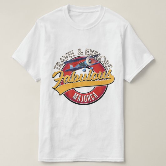 reis verken fabuleus Majorca logo T-shirt (Design voorkant)