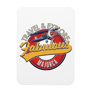 reis verken fabuleuze Majorca logo Magneet