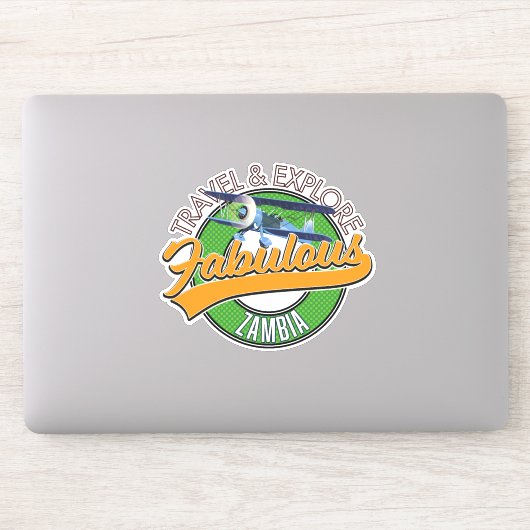 Reis verken prachtig zambia sticker (Computer)