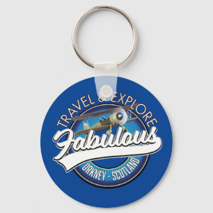 Reis verken prachtige Orkney Schotland logo Sleutelhanger