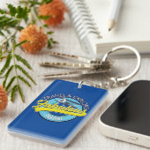 reis verkennen fantastische Oekraïne Classic Round Sleutelhanger (Voorkant Rechts)