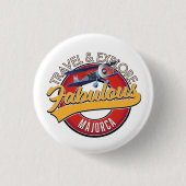 reis verkennen geweldige Majorca logo Ronde Button 3,2 Cm (Voorkant)
