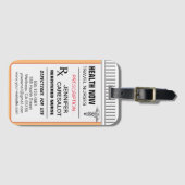 REIS VERPLEEGKUNDIGE Afspraak Herinnering Bagagelabel (Voorkant (horizontaal))