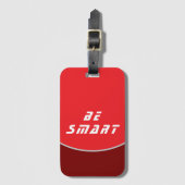 Reis verstandig met Be SMART Label Design Bagagelabel (Voorkant (verticaal))