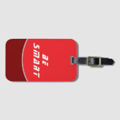 Reis verstandig met Be SMART Label Design Bagagelabel (Voorkant (horizontaal))