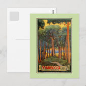  reis Viareggio Italiaanse adverteren Briefkaart (Voorkant / Achterkant)