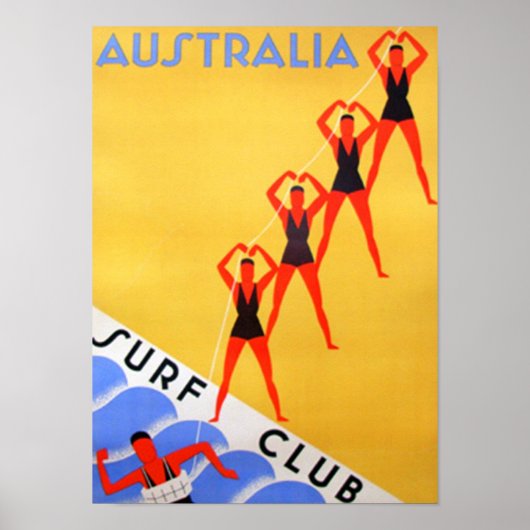 Reis Vintage Australië Poster (Voorkant)
