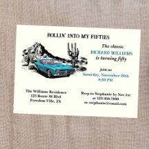 Reis Vintage Car Desert 50e verjaardagsfeestje