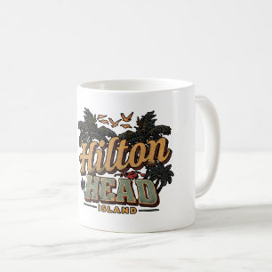 Reis vintage Hilton Head Island vuurtoren cadeaus Koffiemok