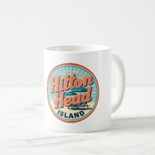 Reis vintage Hilton Head Island vuurtoren cadeaus Koffiemok
