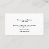 Reis Visitekaartje (Achterkant)