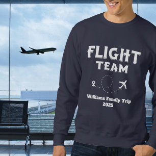 Reis Vlucht Team Familie Vakantie Meisjesuitje Trui
