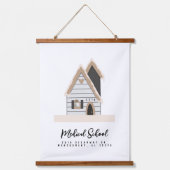 Reis voor medische training op aangepast huis hangend wandkleed (Voorkant)