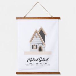 Reis voor medische training op aangepast huis hangend wandkleed