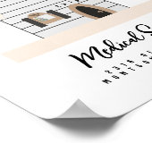 Reis voor medische training op aangepast huis poster (Hoek)