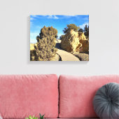 Reis voorbij de bocht  canvas afdruk (Insitu (Woonkamer))