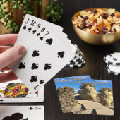 Reis voorbij de bocht pokerkaarten (Insitu)