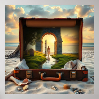 Reis voorbij het gewone poster