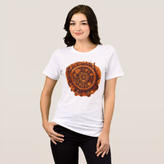 Reis vooruit: Rustic Wheel of Progress T-shirt