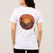 Reis vooruit: Rustic Wheel of Progress T-shirt (Achterkant)